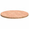 vidaXL Table Top Other Light brown Ø 90 x 4 cm Solid oak wood