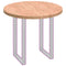 vidaXL Table Top Other Light brown Ø 90 x 4 cm Solid oak wood