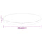 vidaXL Table Top Other Light brown Ø 90 x 4 cm Solid oak wood