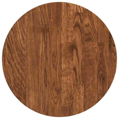 vidaXL Table Top Dark brown Ø 30 x 4 cm Solid oak wood