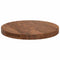 vidaXL Table Top Other Dark brown Ø 50 x 4 cm Solid oak wood