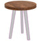 vidaXL Table Top Other Dark brown Ø 50 x 4 cm Solid oak wood