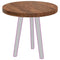 vidaXL Table Top Other Dark brown Ø 60 x 4 cm Solid oak wood