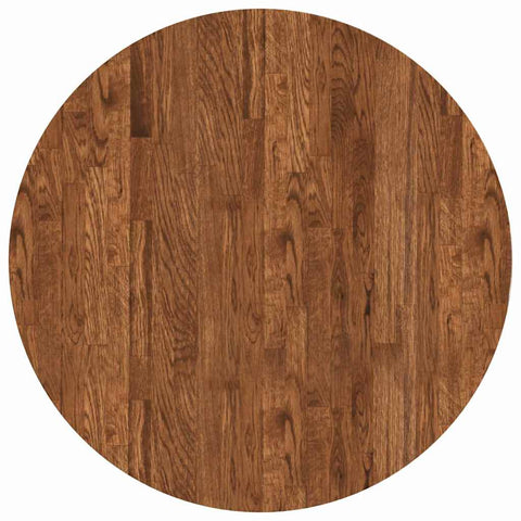 vidaXL Table Top Other Dark brown Ø 70 x 4 cm Solid oak wood