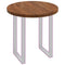 vidaXL Table Top Other Dark brown Ø 80 x 4 cm Solid oak wood