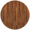 vidaXL Table Top Other Dark brown Ø 80 x 4 cm Solid oak wood