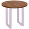 vidaXL Table Top Other Dark brown Ø 90 x 4 cm Solid oak wood
