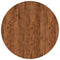 vidaXL Table Top Other Dark brown Ø 90 x 4 cm Solid oak wood