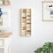 vidaXL Display Case Brown 21 x 4.5 x 59 cm Engineered wood