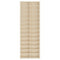 vidaXL Display Case Brown 21 x 4.5 x 59 cm Engineered wood