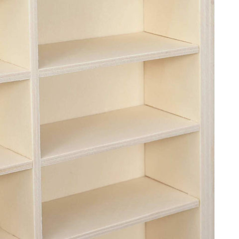 vidaXL Display Case Brown 30 x 4.5 x 75 cm Engineered wood
