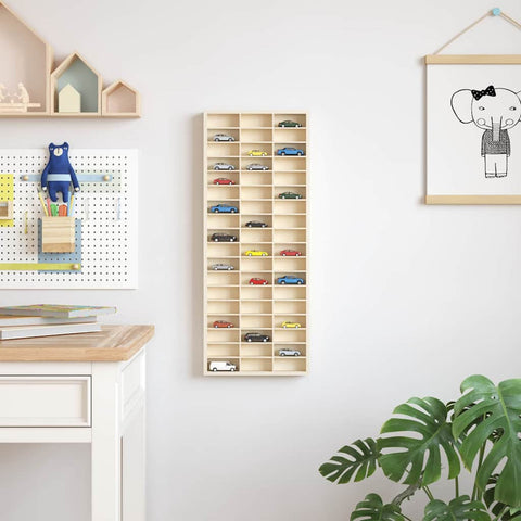 vidaXL Display Case Brown 30 x 4.5 x 75 cm Engineered wood
