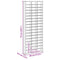 vidaXL Display Case Brown 30 x 4.5 x 75 cm Engineered wood