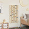 vidaXL Display Case Brown 50 x 4.5 x 96 cm Engineered wood