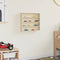 vidaXL Wooden Collector's Display Case Brown 40 x 8.5 x 37 cm Plywood