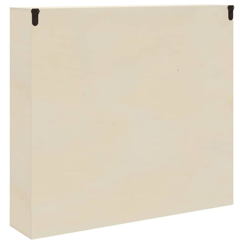 vidaXL Wooden Collector's Display Case Brown 40 x 8.5 x 37 cm Plywood