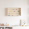 vidaXL Wooden Collector's Display Case Brown 60 x 8.5 x 37 cm Plywood