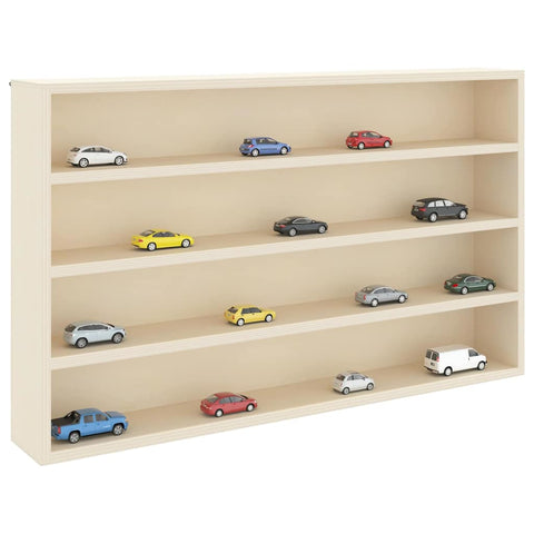 vidaXL Wooden Collector's Display Case Brown 60 x 8.5 x 37 cm Plywood