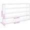 vidaXL Wooden Collector's Display Case Brown 60 x 8.5 x 37 cm Plywood