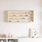 vidaXL Wooden Collector's Display Case Brown 80 x 8.5 x 36 cm Plywood