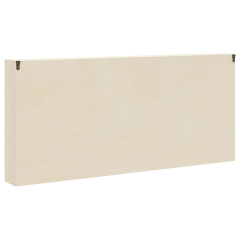 vidaXL Wooden Collector's Display Case Brown 80 x 8.5 x 36 cm Plywood