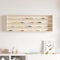 vidaXL Wooden Collector's Display Case Brown 100 x 8.5 x 36 cm Plywood