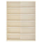 vidaXL Wooden Collector's Display Case Brown 40 x 8.5 x 54 cm Plywood