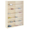 vidaXL Wooden Collector's Display Case Brown 40 x 8.5 x 54 cm Plywood