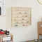 vidaXL Wooden Collector's Display Case Brown 60 x 8.5 x 54 cm Plywood