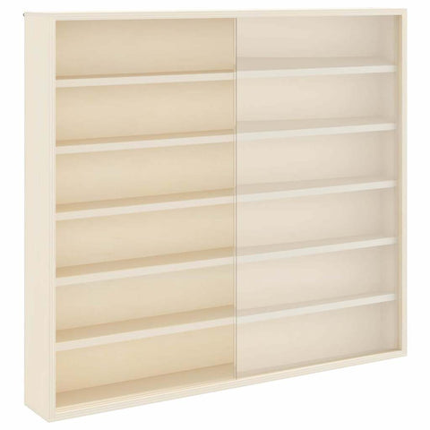 vidaXL Wooden Collector's Display Case Brown 60 x 8.5 x 54 cm Plywood