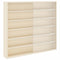 vidaXL Wooden Collector's Display Case Brown 60 x 8.5 x 54 cm Plywood