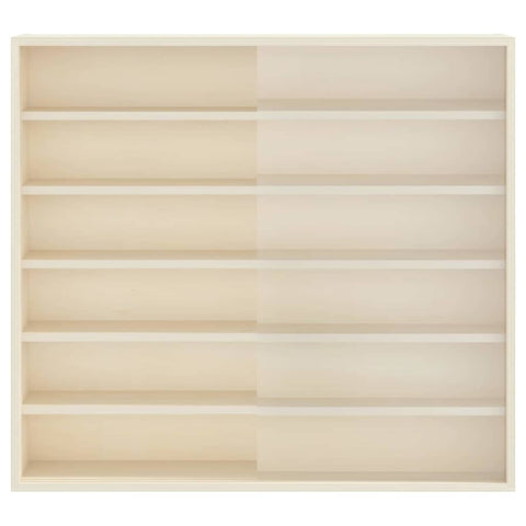 vidaXL Wooden Collector's Display Case Brown 60 x 8.5 x 54 cm Plywood