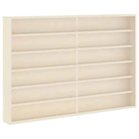 vidaXL Wooden Collector's Display Case Brown 80 x 8.5 x 54 cm Plywood