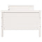 vidaXL Extendable Bed Frame for Kids Other White 80 x 130 / 165 / 200 cm