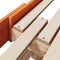 vidaXL Extendable Bed Frame for Kids Wax brown 80 x 130 / 165 / 200 cm