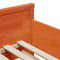 vidaXL Extendable Bed Frame for Kids Wax brown 80 x 130 / 165 / 200 cm