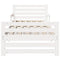 vidaXL Extendable Bed Frame for Kids Other White 80 x 130 / 165 / 200 cm