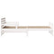 vidaXL Extendable Bed Frame for Kids Other White 80 x 130 / 165 / 200 cm