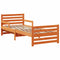 vidaXL Extendable Bed Frame for Kids Wax brown 80 x 130 / 165 / 200 cm