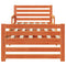 vidaXL Extendable Bed Frame for Kids Wax brown 80 x 130 / 165 / 200 cm
