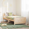 vidaXL Extendable Bed Frame for Kids Other Brown 80 x 130 / 165 / 200 cm