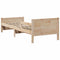 vidaXL Extendable Bed Frame for Kids Other Brown 80 x 130 / 165 / 200 cm