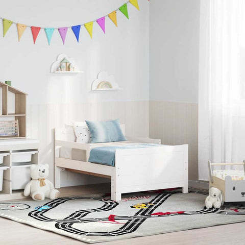 vidaXL Extendable Bed Frame for Kids Other White 80 x 130 / 165 / 200 cm
