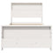 vidaXL Bed Frame with Headboard White 80 x 200 cm Solid pine wood
