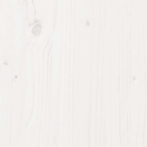 vidaXL Bed Frame with Headboard White 80 x 200 cm Solid pine wood