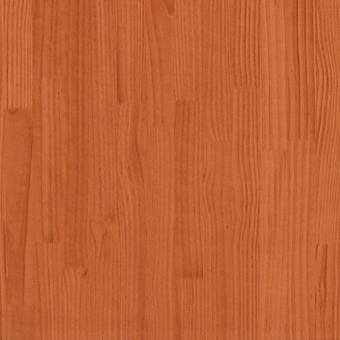 vidaXL Bed Frame with Headboard Wax brown 120 x 190 cm Solid pine wood