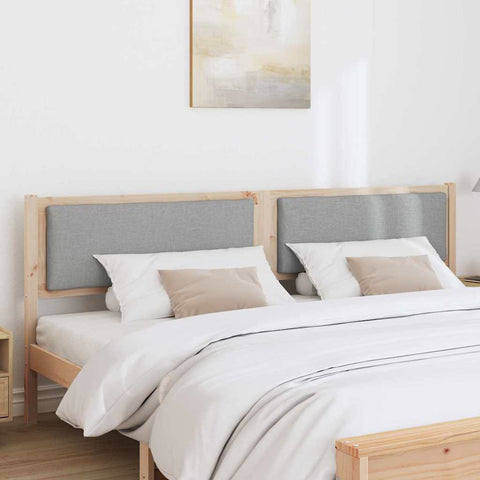 vidaXL Headboard Other Brown 200 cm Solid pine wood