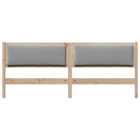 vidaXL Headboard Other Brown 200 cm Solid pine wood