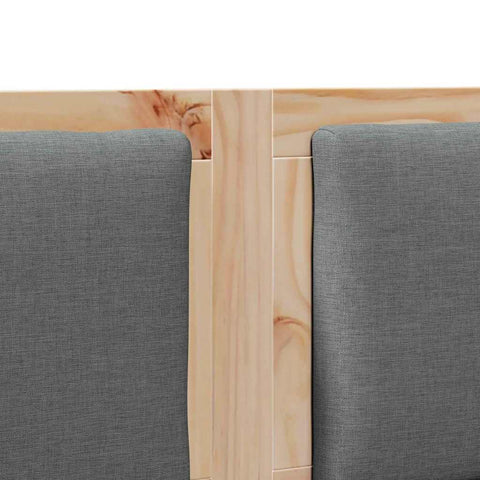 vidaXL Headboard Other Brown 200 cm Solid pine wood