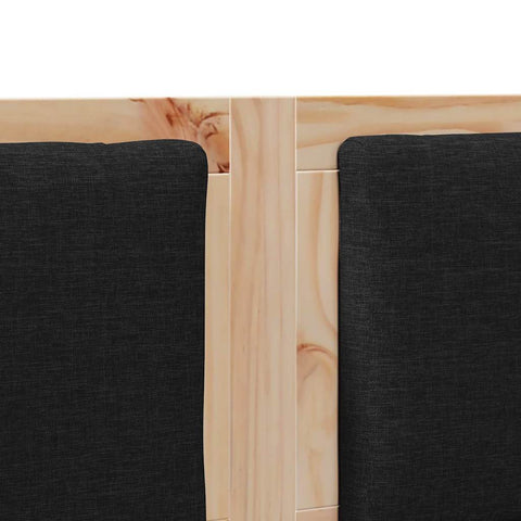 vidaXL Headboard Other Brown 200 cm Solid pine wood